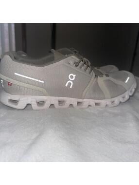 On Running Cloud Shoes Men’s Size 13 Beige Olive Athletic Running Sneakers